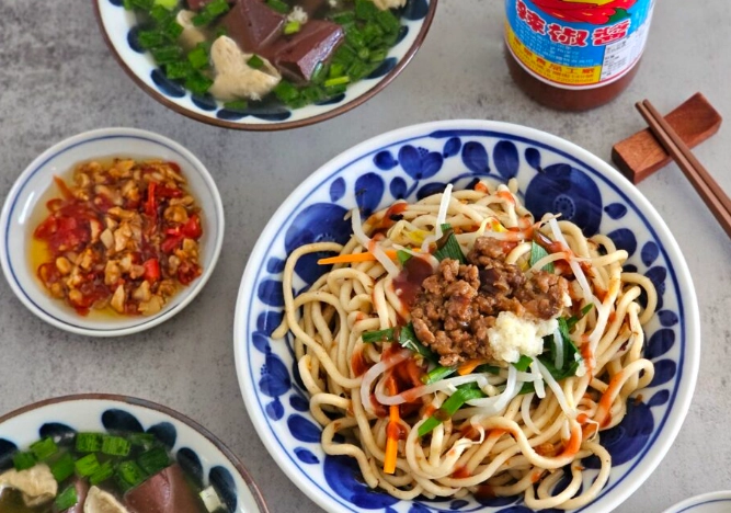 台中早餐炒麵