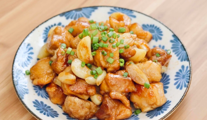 蒜頭炒雞肉秘訣