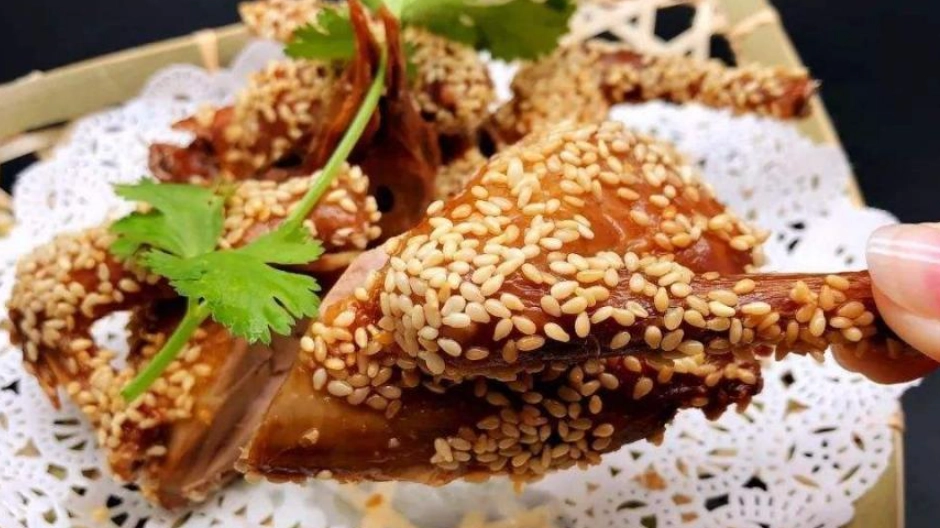 芝麻雞做法