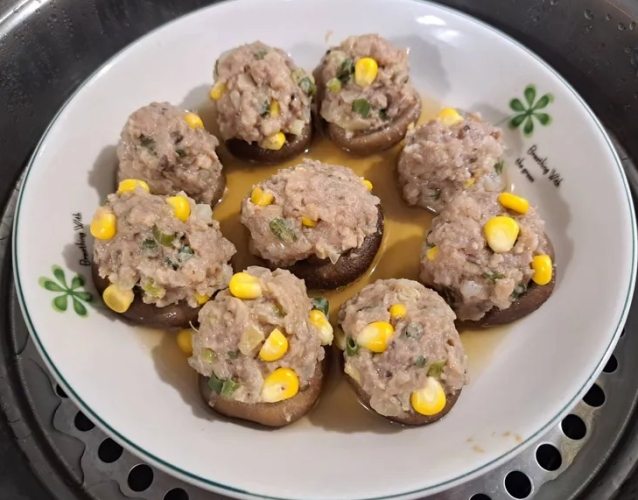 香菇蒸絞肉做法 香菇蒸絞肉做法